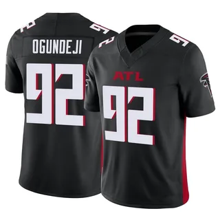 Adetokunbo Ogundeji Atlanta Falcons Women's Black Name & Number Logo Slim  Fit T-Shirt 