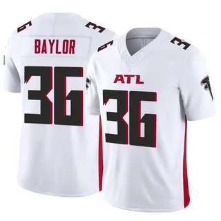 B.J. Baylor Atlanta Falcons Men's Black Name & Number Logo Long