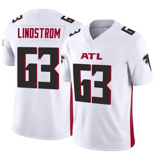 Atlanta Falcons Chris Lindstrom Red Color Rush Game Jersey - Bluefink