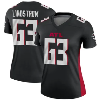 Atlanta Falcons Chris Lindstrom Red Color Rush Game Jersey - Bluefink