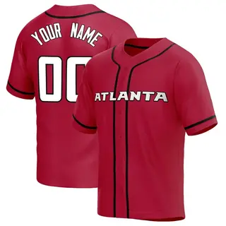 Atlanta Falcons Custom Name Number Metallica 3D Baseball Jersey