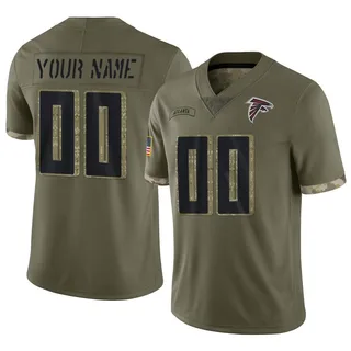 Atlanta Falcons Nike Home Game Jersey - Black - Custom - Youth