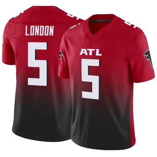 Nike Youth Atlanta Falcons Drake London #5 Black Game Jersey