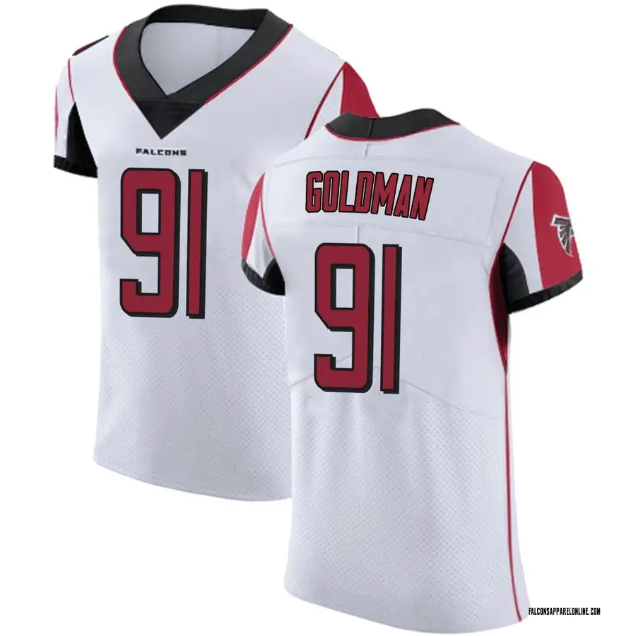 Eddie Goldman Atlanta Falcons Men's Elite Nike Jersey - White