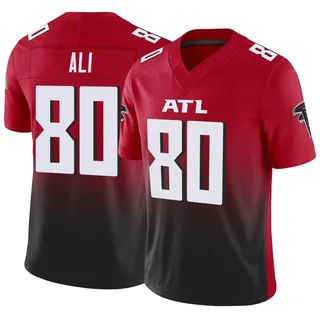 Men's Nike Josh Ali Black Atlanta Falcons Team Game Jersey Size: 3XL