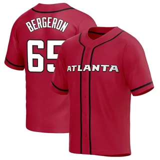 Matthew Bergeron Men's Nike White Atlanta Falcons Custom Game Jersey Size: 3XL