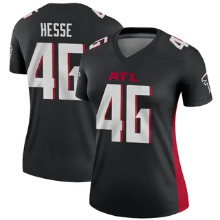 Nike Mack Hollins Atlanta Falcons Women's Black Game Player Jersey