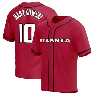 Atlanta Falcons Steve Bartkowski Red Throwback Jersey – US Soccer Hall