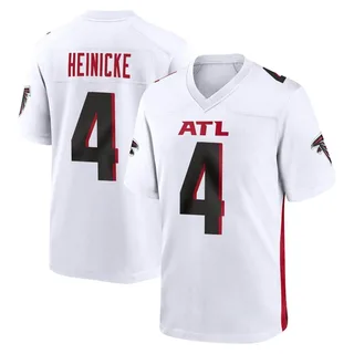 Men's Nike Taylor Heinicke Black Atlanta Falcons Game Player Jersey