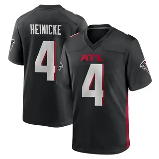 Women's Nike Taylor Heinicke Black Atlanta Falcons Game Player Jersey Size: Medium