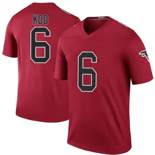 Men's Nike Younghoe Koo Black Atlanta Falcons Team Game Jersey