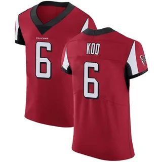 Men's Nike Younghoe Koo Black Atlanta Falcons Team Game Jersey